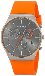 Đồng hồ Skagen Men's SKW6074 Balder Quartz/Chronograph Titanium Orange Watch