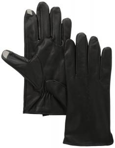 Găng tay Isotoner Men's Smartouch Basic Glove with 1 Draw Anti-Microbial Fleece Lining