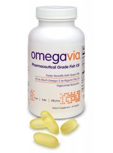 Thực phẩm dinh dưỡng OmegaVia Pharma-Grade Fish Oil, Enteric Odorless/Burp-Free, 60 Capsules. 1105 mg Omega-3 - Highest Omega-3 per pill on Amazon.