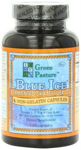 Thực phẩm dinh dưỡng Blue Ice Fermented Skate Liver Oil 120 Caps
