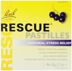 Thực phẩm dinh dưỡng Nelson Bach - Rescue Pastilles Black Currant, 1.7 oz