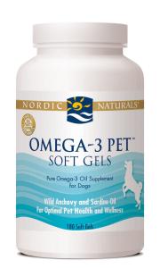 Thực phẩm dinh dưỡng Nordic Naturals Omega-3 Pet 180 Soft Gels