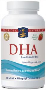 Thực phẩm dinh dưỡng Nordic Naturals - DHA Strawberry - 180ct