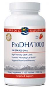 Thực phẩm dinh dưỡng Nordic Naturals - ProDHA 1000 - 120 ct
