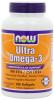 Thực phẩm dinh dưỡng Now Foods Ultra Omega 3, Fish Oil Soft-gels, 180-Count