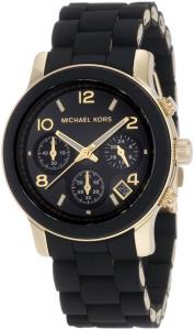 Đồng hồ Michael Kors Quartz, Black Dial with Black Goldtone Bracelet - Womens Watch MK5191