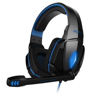 Tai nghe VersionTech Blue EACH G4000 Professional 3.5mm PC Gaming Stereo Noise Canelling Headset Headphone Earphones with Volume Control Microphone HiFi Driver For Laptop Computer