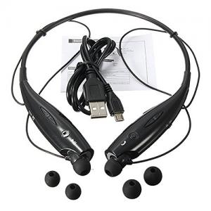 Tai nghe HBS-700 Universal Wireless Bluetooth Music Headset Headphone Vibration Neckband Style for iPhone,Nokia,HTC,Samsung,LG,Moto,iPad(HBS 700-Black)