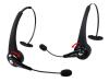 Tai nghe TaoTronics® TT-BH01 Black Rechargeable Wireless Over-the-head Bluetooth Headset with Microphone, Featuring Noise Reduction / Multi-Point / 8 Hours Talk Time / Sony PS3 Supported