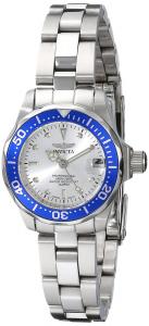 Invicta Women's 14125SYB "Pro Diver" Silver And Blue-Tone Stainless Steel  Silver Watch
