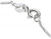 Sterling Silver Open Double Flower Pendant, 16-18"