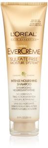 L'Oreal Paris EverCreme Sulfate-Free Moisture System Intense Nourishing Shampoo, 8.5 Fluid Ounce
