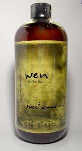 WEN Chaz Dean Sweet Almond Mint Cleansing Conditioner 16 oz with Free Pump