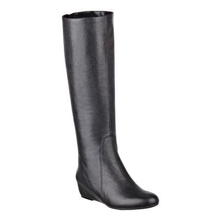 Boot nữ Myrtle Wedge Boots Black Leather