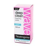 Neutrogena Wave Deep Clean Foaming Pads, Original, Refill 30 ea