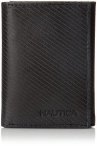 Ví Nautica Men's Trifold with Diagonal Skewed Pattern