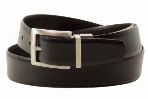 Dây lưng Trafalgar Men's Waylan Black/Brown Reversible Leather Belt