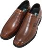 Giày CALDEN - K312319 - 2.6 Inches Taller - Height Increasing Shoes for Men (Super Lightweight Brown Leather Slip on Dress Shoes)