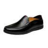 Giày Men's Casual Genuine Leather Slip-On Loafer Driving Shoes