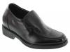 Giày CALDEN - K5580 - 3.2 Inches Taller - Super Light - Height Increasing Elevator Shoes (Black Slip On Dress Shoes)