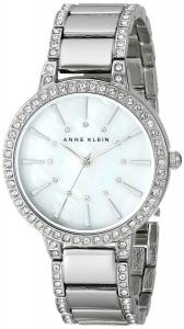 Đồng hồ Anne Klein Women's AK/1797MPSV Swarovski Crystal-Accented Silver-Tone Bracelet Watch