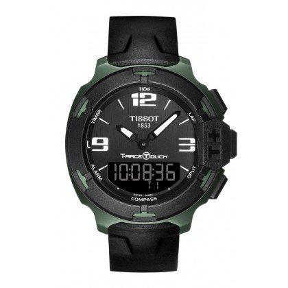 Đồng hồ Tissot T-Race Touch Black Dial Black Rubber Mens Watch T0814209705701