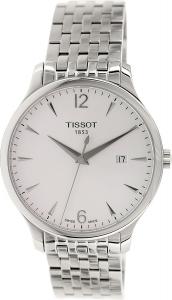 Đồng hồ Tissot Men's Tradition T063.610.11.037.00 Silver Stainless-Steel Swiss Quartz Watch with White Dial