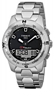 Đồng hồ Tissot Men's T0474201105100 T-Touch II Black Digital Multi Function Watch