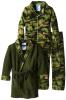 Áo khoác bé trai Bunz Kids Little Boys' Dino Camo Bathrobe and Pajama Set