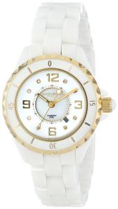 Đồng hồ Akribos XXIV Women's AK485WTG-N Ceramic Quartz Date Diamond Watch