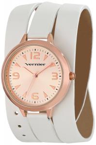 Đồng hồ Vernier Women's VNR11176RG Vernier Analog Display Japanese Quartz White Watch