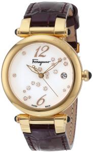 Đồng hồ Salvatore Ferragamo Women's F76SBQ5002I SB32 Ballerina Gold Ion-Plated Stainless Steel Watch