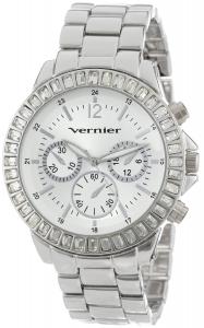 Đồng hồ Vernier Women's VNR11106 Baguette Crystal Stones Watch