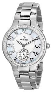 Đồng hồ Philip Stein Women's 41D-FMOP-SSD Stainless Steel Diamond-Accented Bracelet Watch