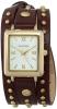 Đồng hồ Vernier Women's VNR11154YG Vernier Analog Display Japanese Quartz Brown Watch