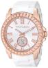 Đồng hồ Vince Camuto Women's VC/5190RGWT Rose Gold-Tone and Matte White Ceramic Bracelet Watch