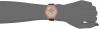 Đồng hồ Badgley Mischka Women's BA/1348PKBK Swarovski Crystal Accented Black Leather Strap Watch