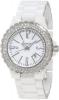Đồng hồ Freelook Women's HA5110-9A White Ceramic Stainless Steel Swarovski Bezel Watch