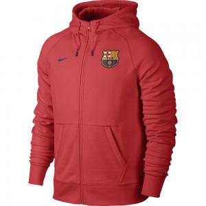 Áo khoác 2014-2015 Barcelona Nike Authentic Full Zip Hoody (Crimson)