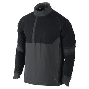 Áo khoác Nike Men's Sphere Dry Half-Zip Running Jacket Top, Black, Large