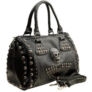 Túi xách MG Collection HOWEA Trendy 3D Devil Skull Gothic Studded Doctor Style Handbag