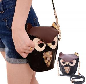 Túi xách Gaorui Owl Satchel Messenger Women Shoulder Bag Cute Girls Handbag Cross Body Purse Bag