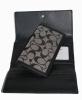 Ví Coach Park Signature Checkbook Wallet in Black & White - Style 51767
