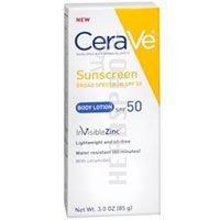 CeraVe Body Lotion SPF 50, 3 oz (Pack of 2)