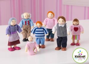 Doll Family of 7 Caucasian