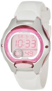 Đồng hồ Casio Women's LW200-7AV Digital Watch with White Resin Strap