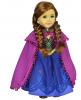 Ebuddy ® Snow Sparkle Princess Dress Clothes Fits 18 Inch Dolls