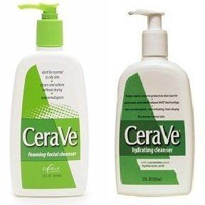 Cerave Hydrating Cleanser and Foaming Facial Cleanser Value Pack
