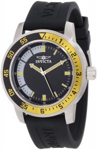 Đồng hồ Invicta Men's 12846 Specialty Black Dial Watch with Yellow/Black Bezel