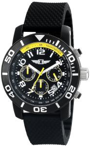 Đồng hồ I By Invicta Men's 41701-001 Chronograph Black Stainless Steel Rubber Watch